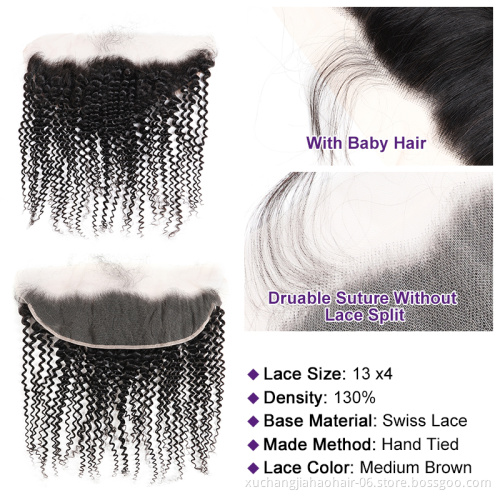 wholesale 32 34 inch Russian free sample raw wefted human hair extensions curly lace closure 613 blonde bundles with frontal